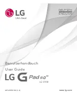 Предварительный просмотр 1 страницы LG LG-V490 User Manual