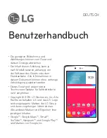 Preview for 3 page of LG LG-V490 User Manual