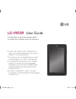 Предварительный просмотр 3 страницы LG LG-V905R User Manual