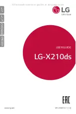 LG LG-X210ds User Manual preview