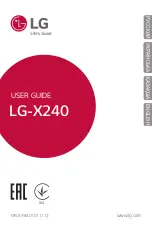 LG LG-X240 User Manual preview