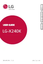 Preview for 1 page of LG LG-X240K User Manual