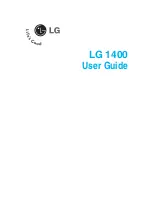 Preview for 4 page of LG LG1400 User Manual