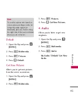 Preview for 45 page of LG LG231 User Manual