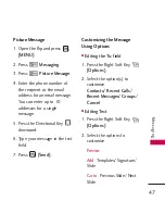 Preview for 47 page of LG LG231 User Manual