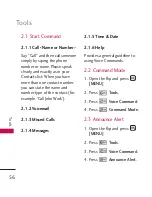 Preview for 56 page of LG LG231 User Manual