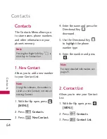 Preview for 64 page of LG LG231 User Manual