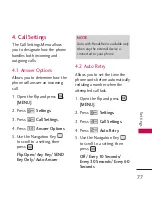 Preview for 77 page of LG LG231 User Manual