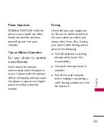 Preview for 85 page of LG LG231 User Manual