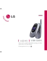 LG LG245 User Manual предпросмотр