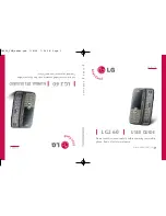 LG LG260 User Manual предпросмотр