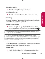 Preview for 195 page of LG LG260 User Manual