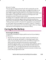 Preview for 219 page of LG LG260 User Manual