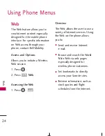 Preview for 24 page of LG LG280 Manual