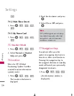 Preview for 54 page of LG LG280 Manual