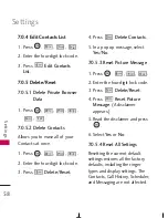 Preview for 58 page of LG LG280 Manual