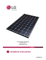 Preview for 1 page of LG LG280N1C-G4 Installation Instructions Manual