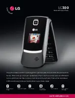 LG LG300 Specifications предпросмотр