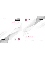 Preview for 1 page of LG LG325G User Manual