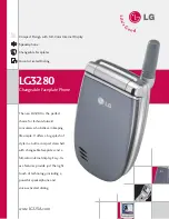 Предварительный просмотр 1 страницы LG LG3280 Specifications