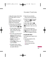 Предварительный просмотр 26 страницы LG LG410G User Manual