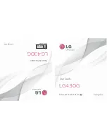 LG LG430G User Manual preview