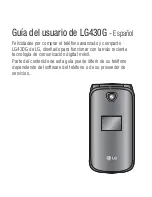 Preview for 60 page of LG LG430G User Manual