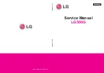 LG LG500G Service Manual preview