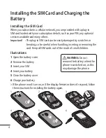 Preview for 4 page of LG LG500G User Manual