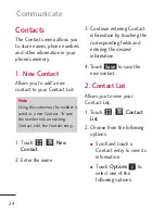 Preview for 26 page of LG LG511C Owner'S Manual