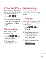 Preview for 63 page of LG LG511C Owner'S Manual