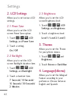 Preview for 64 page of LG LG511C Owner'S Manual