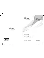 LG LG800G User Manual preview