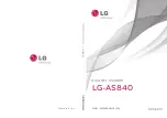 LG LGAS840 (Spanish) Guía Del Usuario preview