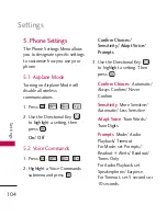 Preview for 106 page of LG LGAX8370 Manual