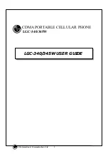 LG LGC-340W User Manual preview