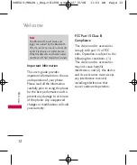 Preview for 12 page of LG LGCX8560 Manual