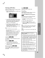 Предварительный просмотр 27 страницы LG LGDVB418 Owner'S Manual