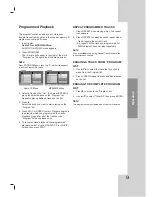 Предварительный просмотр 29 страницы LG LGDVT418 Owner'S Manual