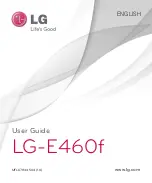 Предварительный просмотр 1 страницы LG LGE460F.ATNZKT User Manual