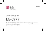 Preview for 3 page of LG LGE977.ACAOBL Quick Start Manual