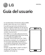 Preview for 3 page of LG LGE980H.ACAOBK User Manual