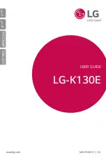 LG LGK130E.AAREKU Manual preview