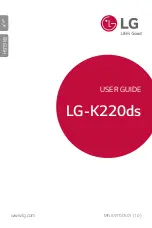 LG LGK220DS.AGCCWK User Manual preview