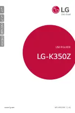 LG LGK350Z.AAFRKU User Manual preview