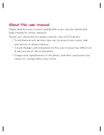 Preview for 4 page of LG LGL95G User Manual