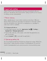 Preview for 8 page of LG LGL95G User Manual