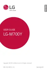 Preview for 1 page of LG LGM700Y.AISRPL User Manual