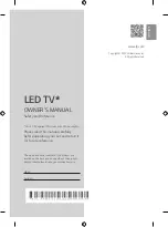 LG LGSBWAC03 Owner'S Manual предпросмотр