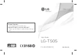 LG LGT505GO User Manual preview